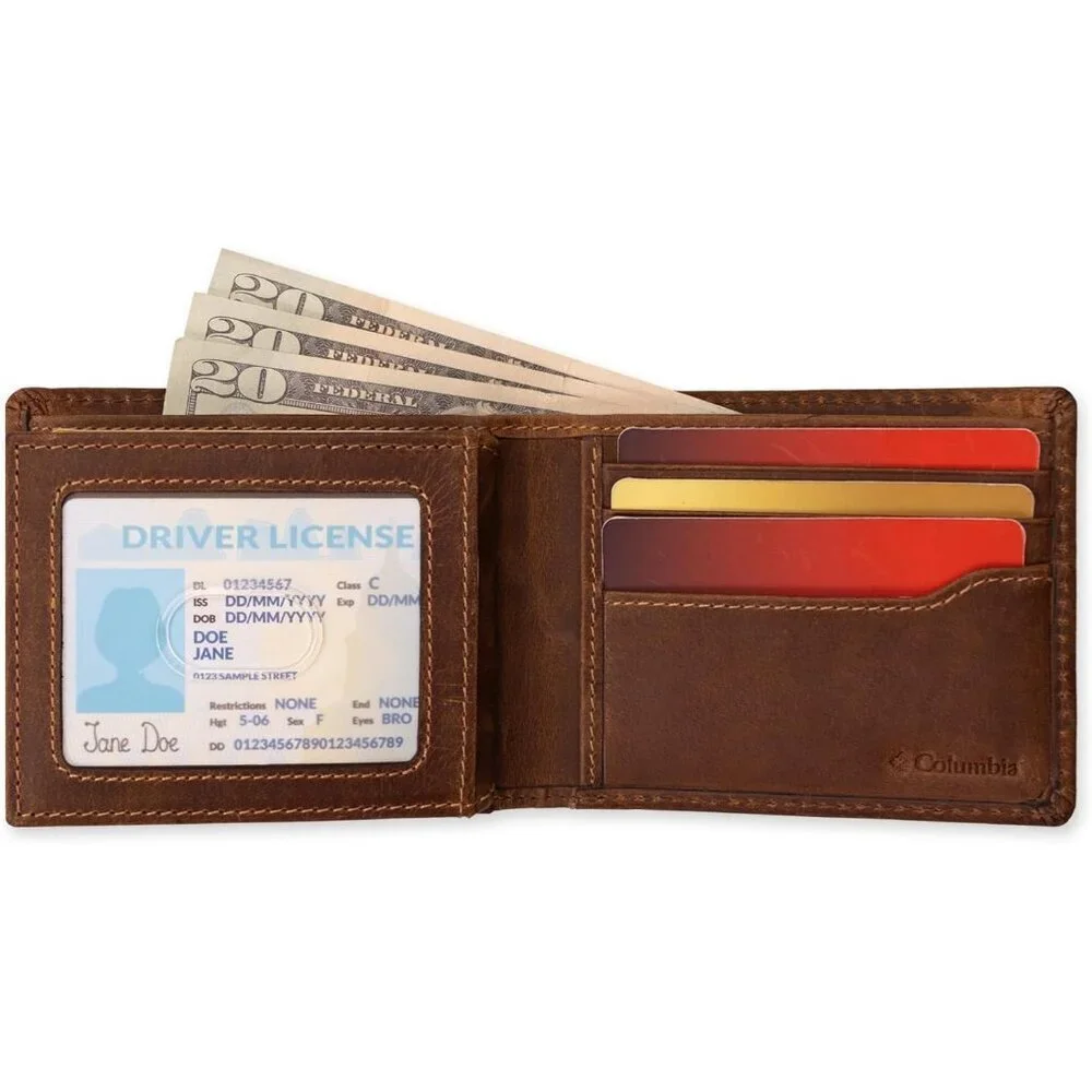 Men's Classic Pu Leather Imported Wallet Burnished Style Card Fashion Designed